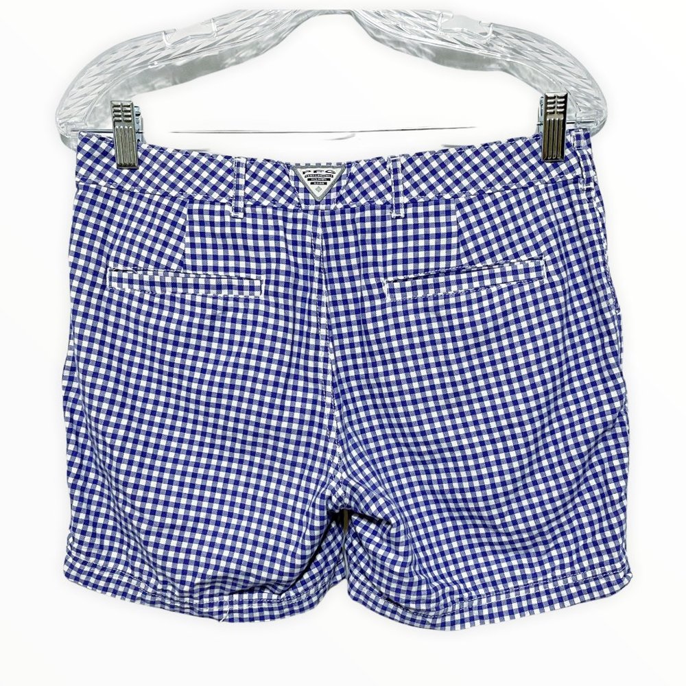 Columbia Size 6 Gingham Bonehead Performance Fishing Gear Shorts - Picture 3 of 8